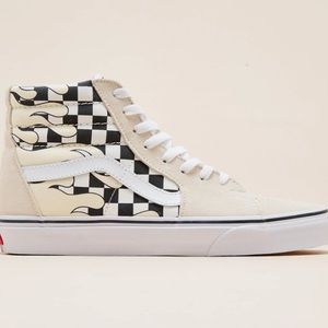 Cream Hight Top Vans